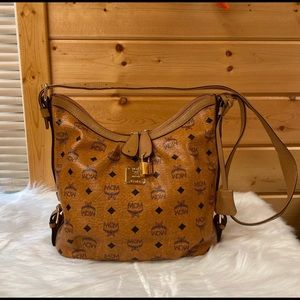 Authentic MCM Visetos Hobo Crossbody